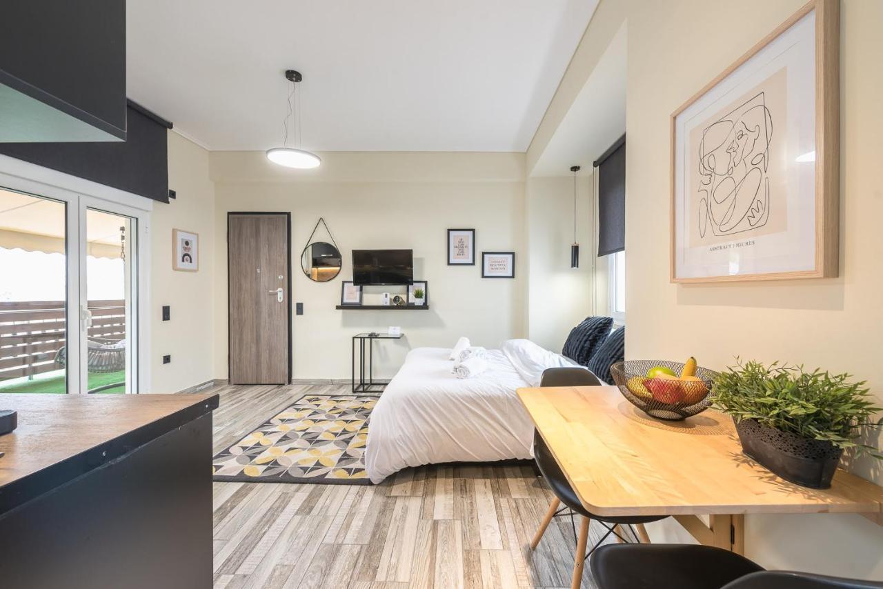 Ferienwohnung Petralona Stylish Penthouse Athen Exterior foto