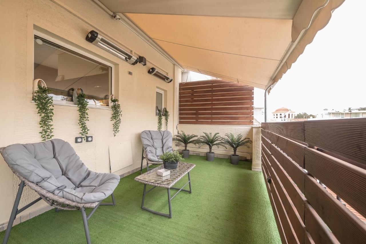 Ferienwohnung Petralona Stylish Penthouse Athen Exterior foto