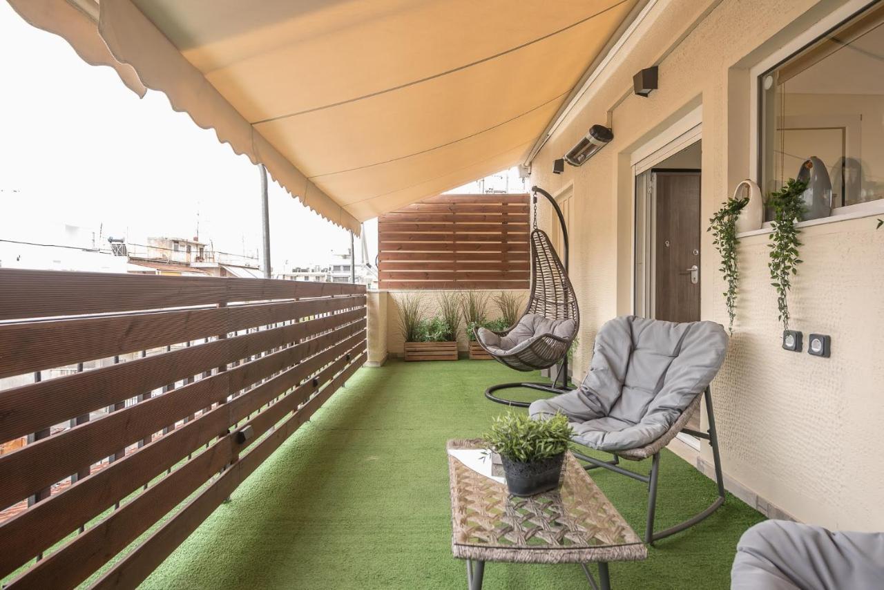 Ferienwohnung Petralona Stylish Penthouse Athen Exterior foto