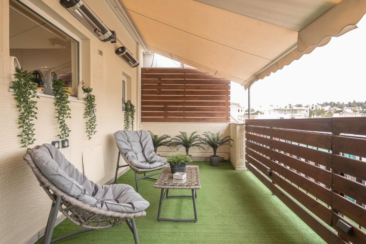 Ferienwohnung Petralona Stylish Penthouse Athen Exterior foto